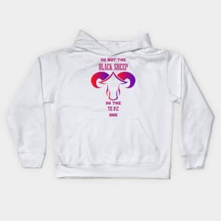 i'm not the black sheep im the tie dye one Kids Hoodie